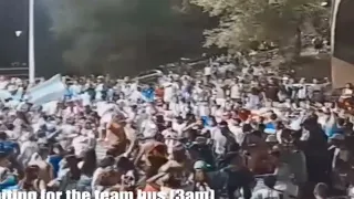 Unreal Scenes as Argentina Fans Welcome Messi #world_cup_champions