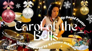 David Foster - Carol of the Bells - Drum Cover inspired by Kristina Schiano (by Sasha - 10y.o.)