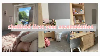 university of sheffield accommodation room tour! ♡ phegotflare