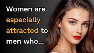 Deep Quotes: Women are Especially Attracted to Men Who... Psychology Facts | Motivation Wisdom