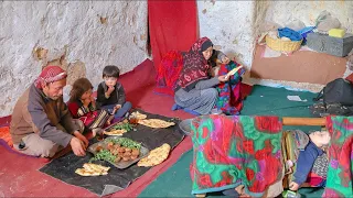 Twin Children in a Harsh Cave | Village Lifestyle in Afghanistan
