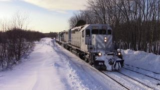 CITX 3091 Leads Southbound on Millinocket Sub 2/18/17