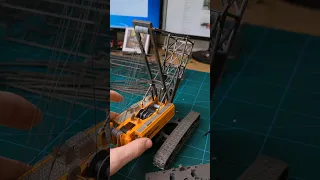 Building a Pre-owned 1:50 model crane kit #unboxing #modelcars #toykit
