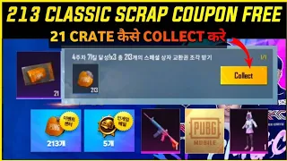 FREE 213 CLASSIC COUPONS 😱|| FREE 5 DONKASTU MEDAL💥 || PUBG KR VERSION || CREATE OPENING || SYAAZ OP