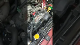 Clicking sound from Subaru forester, is it normal?