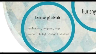 Lär dig grammatik för sfi, Adjektiv eller adverb