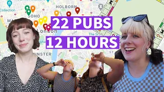 Drinking At Every Pub On The London Monopoly Board In 12 Hours | GOBLET OF WINE