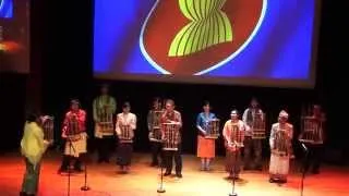 Angklung Ensemble at ASEAN Cultural Night 17-9-2014