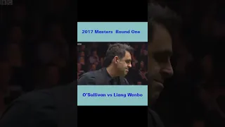 2017 Masters  Round One  Ronnie O'Sullivan vs Liang Wenbo