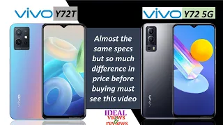 vivo Y72T vs vivo Y72 5G // vivo y72 vs y72t