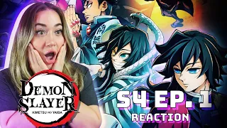 HASHIRA TRAINING ARC!! DEMON SLAYER Season 4 Episode 1 REACTION