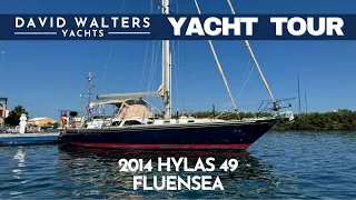 Hylas 49  2014 FLUENSEA [Walkthrough + Yacht Tour]