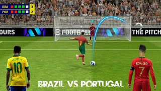 Brazil 🇧🇷 VS 🇧🇫 Portugal Exiting Penalty Shootout