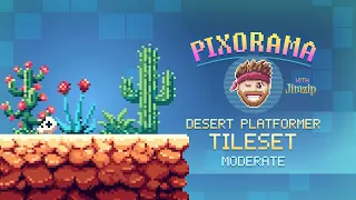 Pixorama: Desert Platformer Tileset