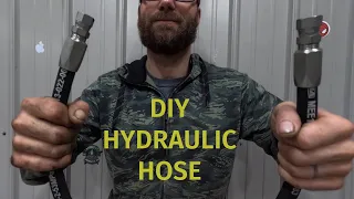 Make HYDRAULIC HOSE using reusable fittings