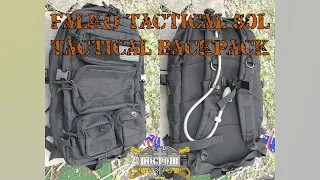 Falko Tactcal 50L Tactical Backpack - Solid Pack, Good Price!