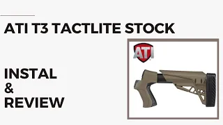 How to install ATI Advanced Technology T3 Pistol Grip on a shotgun. Modified Shotgun.