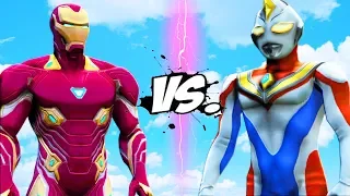 IRON MAN VS ULTRAMAN - EPIC BATTLE