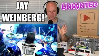 Drum Teacher Reacts: Zildjian Performance - JAY WEINBERG plays "Unsainted"