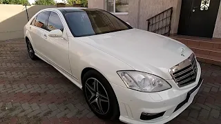 Белый Мерседес S класса. Mercedes w221 S550 Long Аренда на свадьбу.