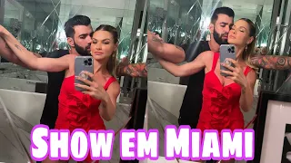 Andressa Suita ACOMPANHA seu AMOR Gusttavo Lima no SHOW em MIAMI.