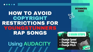 How to prevent music copyright on youtube | Audacity | How to avoid copyright on youtube