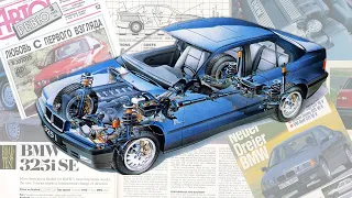 The Dissection of BMW E36 325i by Britons in 1991