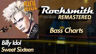 Billy Idol - Sweet Sixteen | Rocksmith® 2014 Edition | Bass Chart