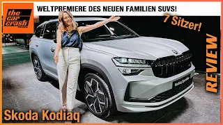 Skoda Kodiaq im Test (2024) Weltpremiere des NEUEN Familien SUV! Review | 7-Sitzer | Sportline | RS