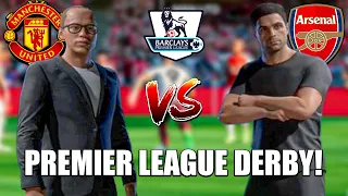 PEP SAVIOLA vs MIKEL ARTETA IN PREMIER LEAGUE DERBY! - FC 24 Career Mode #5