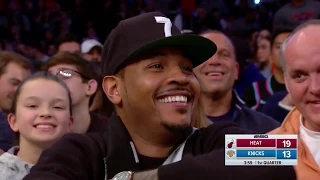 Madison Square Garden Gives Carmelo Anthony Standing Ovation