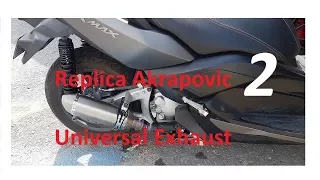 Yamaha Xmax 250 | Replica Akrapovic / video 2
