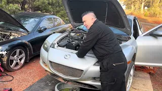 AC Compressor Delete for Mazda RX8 Track Build: Autocross & 24hrs of Lemons Racing!