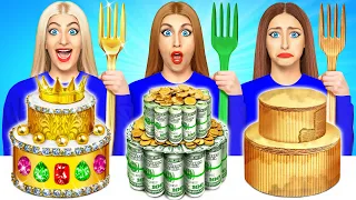 Бедная vs Богатая vs Ультра богатая еда Челлендж от Multi DO Challenge