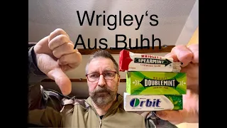 Wrigley´s Kaugummi gibts nicht mehr