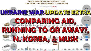 Ukraine War Update EXTRA: N. Korea, Musk, Running Away vs To, Statues, & Military Aid