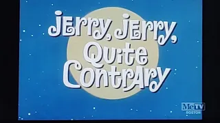 Jerry, Jerry, Quite Contrary (1966) Opening On Toon In With Me On MeTV