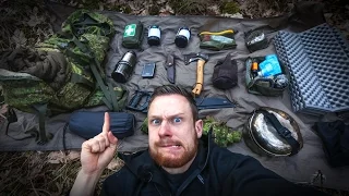 BUSHCRAFT SURVIVAL: Rucksack Inhalt Packliste für Übernachtung - Loadout Ausrüstung | Fritz Meinecke