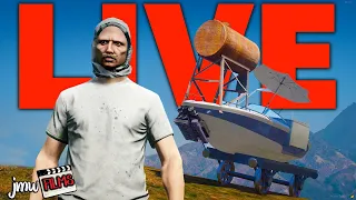 Harold's Boatmobile Runs From Cops! [🔴PGN LIVE] | GTA 5 Roleplay