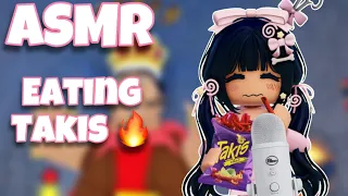 Roblox ASMR ~ Eating TAKIS 🔥 (SUPER Crunchy!!)