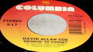 David Allan Coe - Drinking To Forget