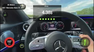 Mercedes W213 E53 AMG Stage 1+ 100-200km/h