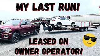 My Last Run as a Leased On Owner Operator | Never Going Back To Brooklyn New York 😤 Hotshot Trucking