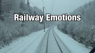 🚆 Cab ride during snowfall (S14 Hinwil - Affoltern am Albis)