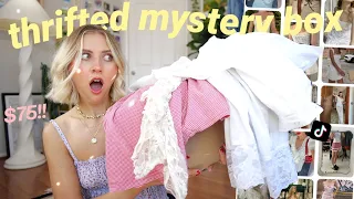I bought a thrifted mystery box from TIKTOK and it was ACTUALLY amazing?!?!