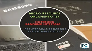 Samsung NP275E4E - vídeo 5 - Reinstalação do Windows 10 Pro com retorno de backups 😐 do FRANK II