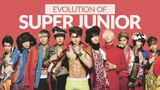 The Evolution of SUPER JUNIOR (슈퍼주니어) - Tribute to K-POP LEGENDS