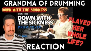 PLAYED HER WHOLE LIFE? - The Godmother Of Drumming Plays “Down With The Sickness” Reaction