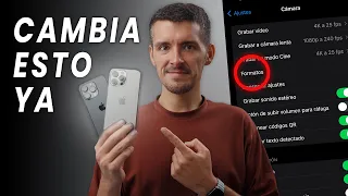 Ajustes CORRECTOS de Cámara para iPhone 15 Pro/Max!