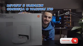 REVIEW, UMBOXING DO ROBO INTELIGENTE  VACUUM X10 DA XIAOMI - COM BASE DE AUTO-LIMPEZA! VALE A PENA?